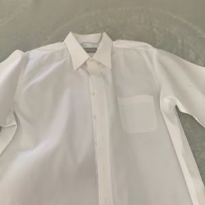 White custom dress shirt